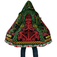 Aotearoa Iwi Ngati Hine Cloak Maori Wharenui House Tribal Pattern LT9 Unisex Deep Green - Polynesian Pride