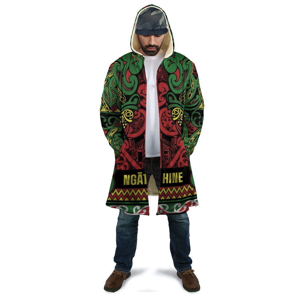 Aotearoa Iwi Ngati Hine Cloak Maori Wharenui House Tribal Pattern LT9 - Polynesian Pride
