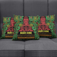 Aotearoa Iwi Ngati Hine Pillow Cover Maori Wharenui House Tribal Pattern LT9 - Polynesian Pride