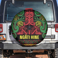 Aotearoa Iwi Ngati Hine Spare Tire Cover Maori Wharenui House Tribal Pattern LT9 Deep Green - Polynesian Pride