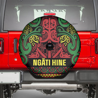 Aotearoa Iwi Ngati Hine Spare Tire Cover Maori Wharenui House Tribal Pattern LT9 - Polynesian Pride