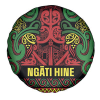 Aotearoa Iwi Ngati Hine Spare Tire Cover Maori Wharenui House Tribal Pattern LT9 - Polynesian Pride
