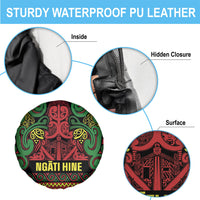 Aotearoa Iwi Ngati Hine Spare Tire Cover Maori Wharenui House Tribal Pattern LT9 - Polynesian Pride