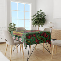 Aotearoa Iwi Ngati Hine Tablecloth Maori Wharenui House Tribal Pattern LT9 - Polynesian Pride