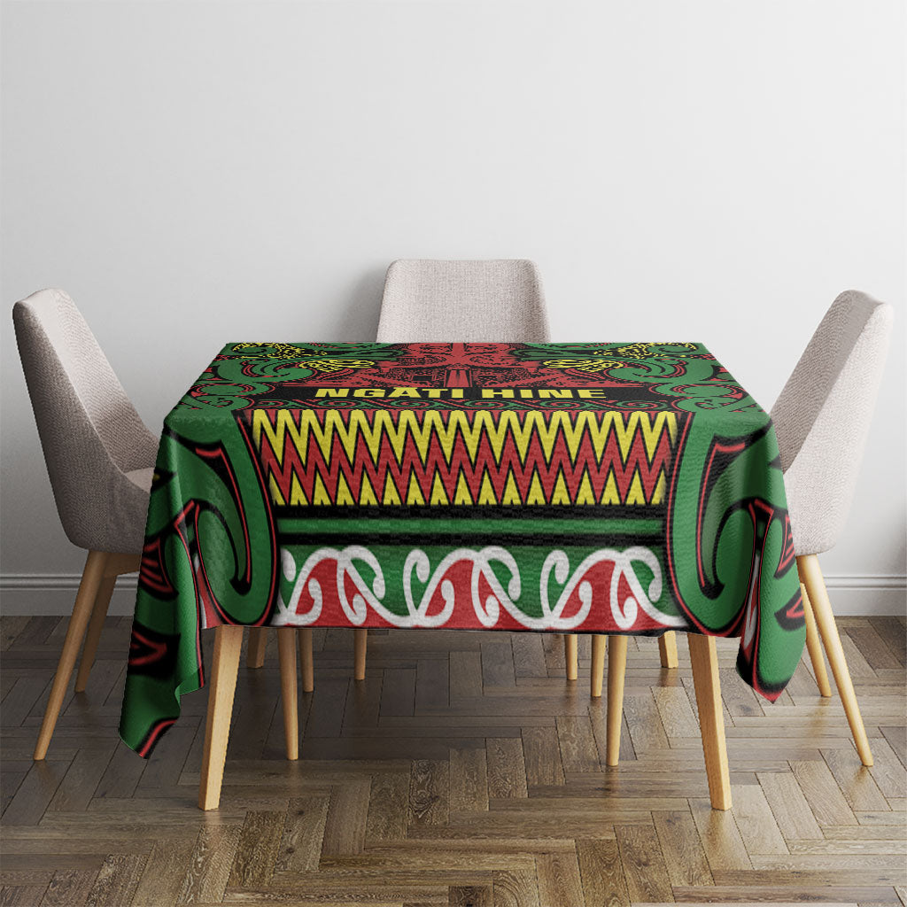Aotearoa Iwi Ngati Hine Tablecloth Maori Wharenui House Tribal Pattern LT9 - Polynesian Pride