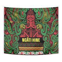 Aotearoa Iwi Ngati Hine Tapestry Maori Wharenui House Tribal Pattern LT9 - Polynesian Pride