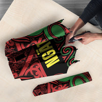Aotearoa Iwi Ngati Hine Umbrella Maori Wharenui House Tribal Pattern LT9 - Polynesian Pride