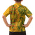 Africa Dashiki Family Matching Long Sleeve Bodycon Dress and Hawaiian Shirt African Tribal Art Mixed Polynesian Tattoo Gold Color Unique LT9 - Polynesian Pride