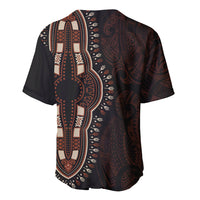 Africa Dashiki Baseball Jersey African Tribal Art Mixed Polynesian Tattoo Red Color Unique LT9 - Polynesian Pride
