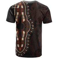 Africa Dashiki T Shirt African Tribal Art Mixed Polynesian Tattoo Red Color Unique LT9 - Polynesian Pride