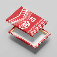 Custom Mate Ma'a Tonga Heritage Canvas Wall Art Pacific Tribal Rugby Red Edition LT9 - Polynesian Pride