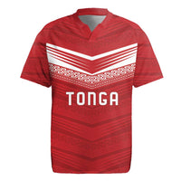 Custom Pacific Rugby Spirit Rugby Jersey Tonga Ngatu Pride Red Edition - Polynesian Pride