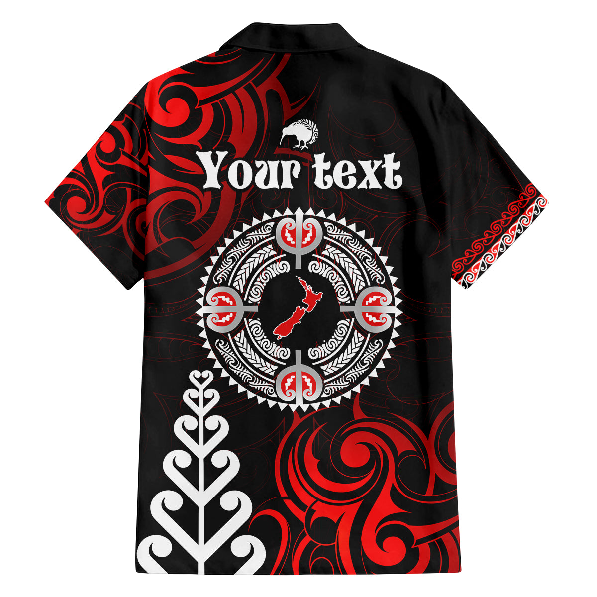 New Zealand Waitangi Day Personalised Family Matching Off Shoulder Maxi Dress and Hawaiian Shirt Aotearoa Te Ra O Waitangi With Maori Tattoo LT9 - Polynesian Pride