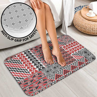 Aotearoa Kowhaiwhai Taniko Patchwork Motifs Bathroom Set - Polynesian Pride