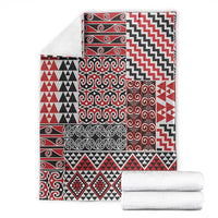 Aotearoa Kowhaiwhai Taniko Patchwork Motifs Blanket LT9 - Polynesian Pride