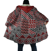Aotearoa Kowhaiwhai Taniko Patchwork Motifs Cloak - Polynesian Pride
