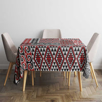 Aotearoa Kowhaiwhai Taniko Patchwork Motifs Tablecloth LT9 - Polynesian Pride