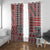 Aotearoa Kowhaiwhai Taniko Patchwork Motifs Window Curtain