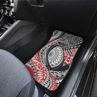 Aotearoa Maori Rugby Tribal Tattoo Car Mats Kowhaiwhai Taniko Patchwork Motifs