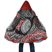 Aotearoa Maori Rugby Tribal Tattoo Cloak Kowhaiwhai Taniko Patchwork Motifs - Polynesian Pride
