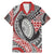 Aotearoa Maori Rugby Tribal Tattoo Family Matching Mermaid Dress and Hawaiian Shirt Kowhaiwhai Taniko Patchwork Motifs