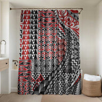 Aotearoa Maori Tribal Tattoo Bathroom Set Kowhaiwhai Taniko Patchwork Motifs - Polynesian Pride