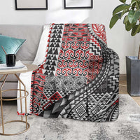 Aotearoa Maori Tribal Tattoo Blanket Kowhaiwhai Taniko Patchwork Motifs LT9 - Polynesian Pride