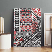 Aotearoa Maori Tribal Tattoo Canvas Wall Art Kowhaiwhai Taniko Patchwork Motifs LT9 - Polynesian Pride