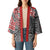 Aotearoa Maori Tribal Tattoo Kimono Kowhaiwhai Taniko Patchwork Motifs - Polynesian Pride