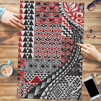 Aotearoa Maori Tribal Tattoo Puzzle Kowhaiwhai Taniko Patchwork Motifs - Polynesian Pride