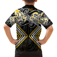 Gold Aotearoa Tukutuku Manawa Tapu Hawaiian Shirt Ta Moko Toi Maori LT9 - Polynesian Pride