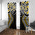 Gold Aotearoa Tukutuku Manawa Tapu Window Curtain Ta Moko Toi Maori