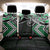 Green Aotearoa Tukutuku Manawa Tapu Back Car Seat Cover Ta Moko Toi Maori