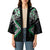 Green Aotearoa Tukutuku Manawa Tapu Kimono Ta Moko Toi Maori - Polynesian Pride