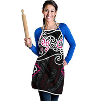 Pink Aotearoa Tukutuku Manawa Tapu Apron Ta Moko Toi Maori - Polynesian Pride