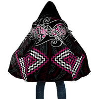 Pink Aotearoa Tukutuku Manawa Tapu Cloak Ta Moko Toi Maori - Polynesian Pride