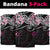 Pink Aotearoa Tukutuku Manawa Tapu Neck Gaiter Ta Moko Toi Maori - Polynesian Pride