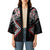Red Aotearoa Tukutuku Manawa Tapu Kimono Ta Moko Toi Maori - Polynesian Pride