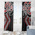 Red Aotearoa Tukutuku Manawa Tapu Window Curtain Ta Moko Toi Maori