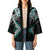 Turquoise Aotearoa Tukutuku Manawa Tapu Kimono Ta Moko Toi Maori - Polynesian Pride