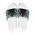 Turquoise Aotearoa Tukutuku Manawa Tapu Slide Sandals Ta Moko Toi Maori - Polynesian Pride
