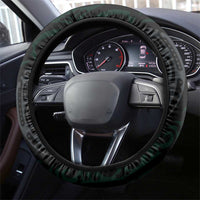 Turquoise Aotearoa Tukutuku Manawa Tapu Steering Wheel Cover Ta Moko Toi Maori LT9 - Polynesian Pride