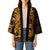 Gold Couple Dolphins Maori Polynesian Style Kimono - Polynesian Pride