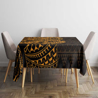 Gold Couple Dolphins Maori Polynesian Style Tablecloth LT9 - Polynesian Pride