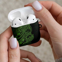 Green Couple Dolphins Maori Polynesian Style AirPods Case - Polynesian Pride