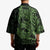 Green Couple Dolphins Maori Polynesian Style Kimono - Polynesian Pride