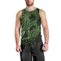Green Couple Dolphins Maori Polynesian Style Men Tank Top LT9 - Polynesian Pride