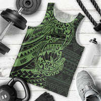 Green Couple Dolphins Maori Polynesian Style Men Tank Top LT9 - Polynesian Pride
