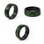Green Couple Dolphins Maori Polynesian Style Spinner Ring - Polynesian Pride