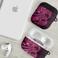 Pink Couple Dolphins Maori Polynesian Style AirPods Case - Polynesian Pride